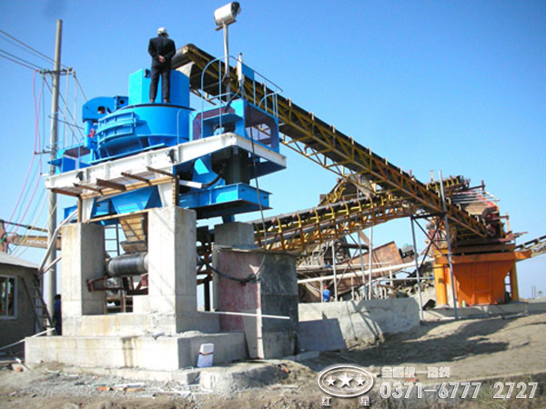 河卵石制砂生產線