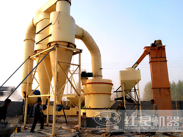 高嶺土雷蒙磨粉機磨粉客戶現場 高嶺土雷蒙磨粉機磨粉客戶現場