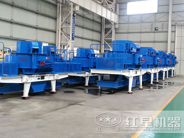 河卵石制沙機生產車間 河卵石制沙機生產車間