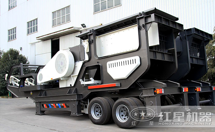 小型車式流動石子粉碎機 小型車式流動石子粉碎機