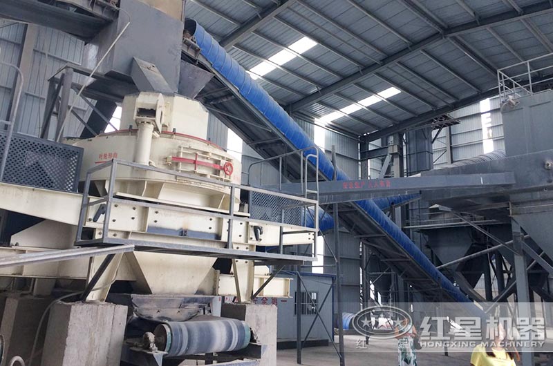 室內制砂現場 室內制砂現場