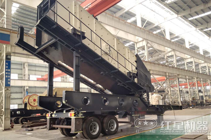 移動式振動篩沙機車間 移動式振動篩沙機車間