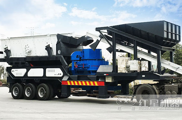 移動(dòng)式青石打沙機(jī) 移動(dòng)式青石打沙機(jī)