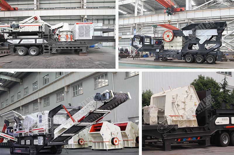 不同系列不同功能的建筑垃圾粉碎機在廠區等您