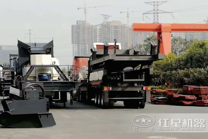 兩臺流動制砂機再發貨 兩臺流動制砂機再發貨