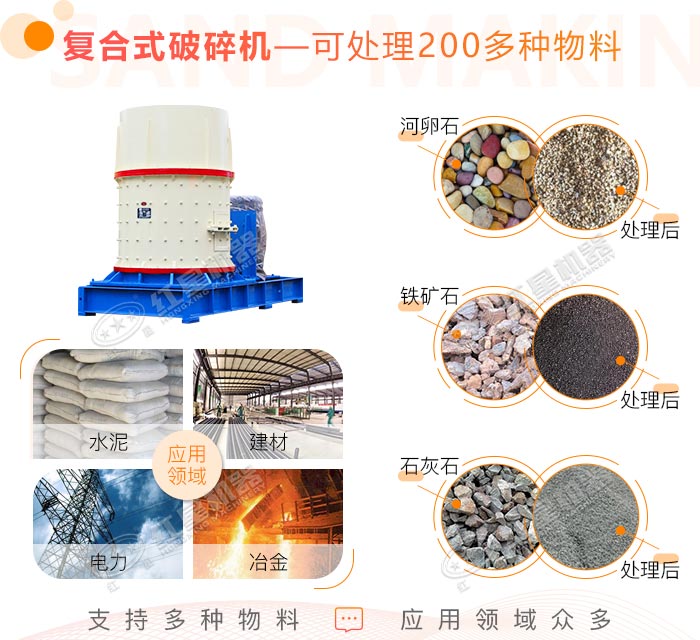 復(fù)合式破碎機(jī)使用效果 復(fù)合式破碎機(jī)使用效果