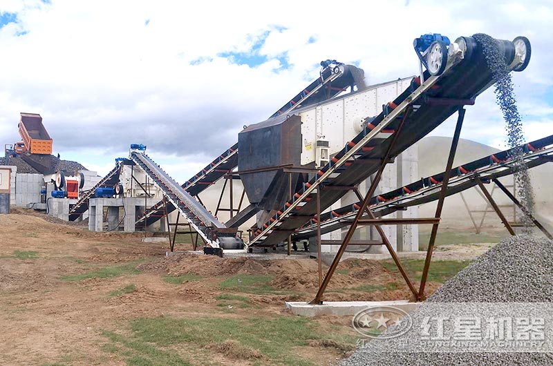 機制砂生產現場 機制砂生產現場