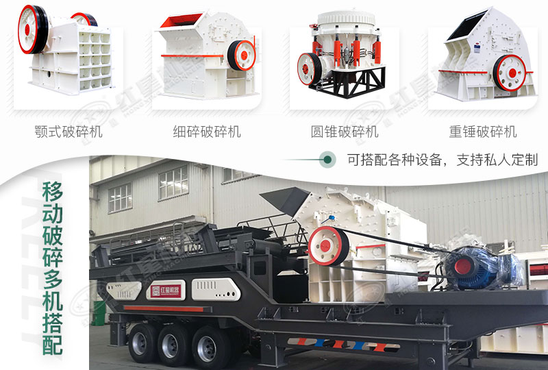 可搭配各種破碎設備 可搭配各種破碎設備