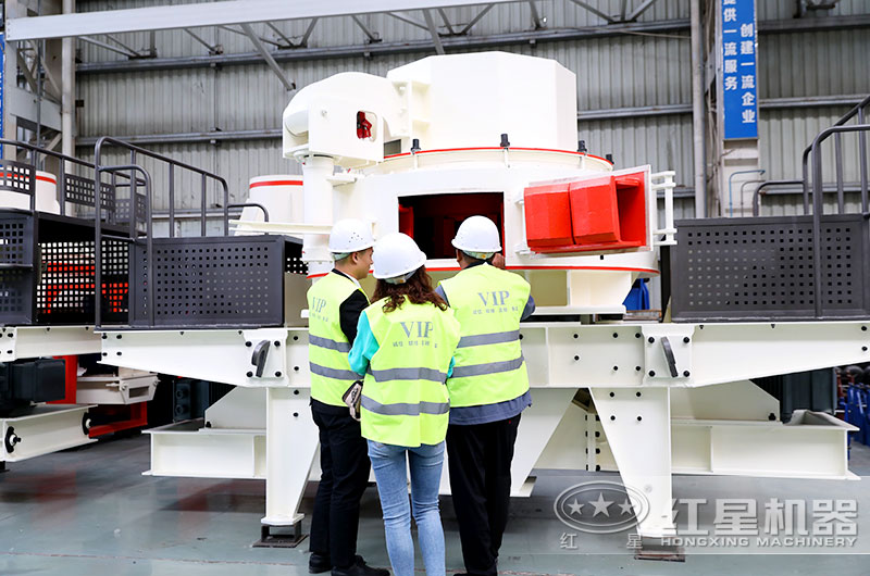 客戶前來參觀制砂機 客戶前來參觀制砂機