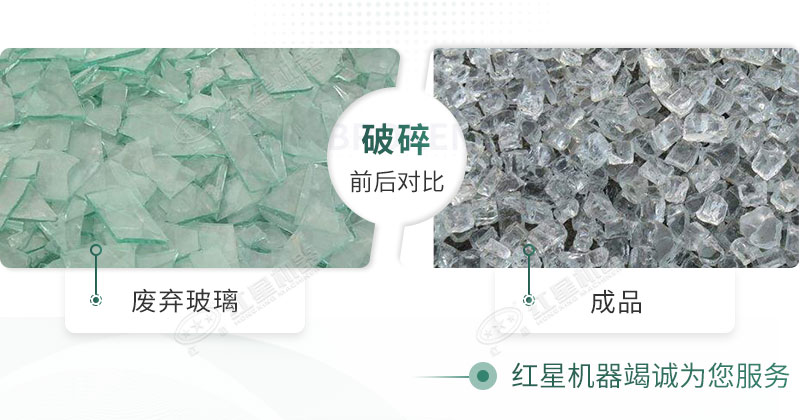 粉碎機能破碎玻璃嗎？玻璃粉碎后銷路怎么樣？