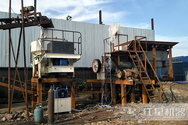 機制砂戶外搭建現場 機制砂戶外搭建現場