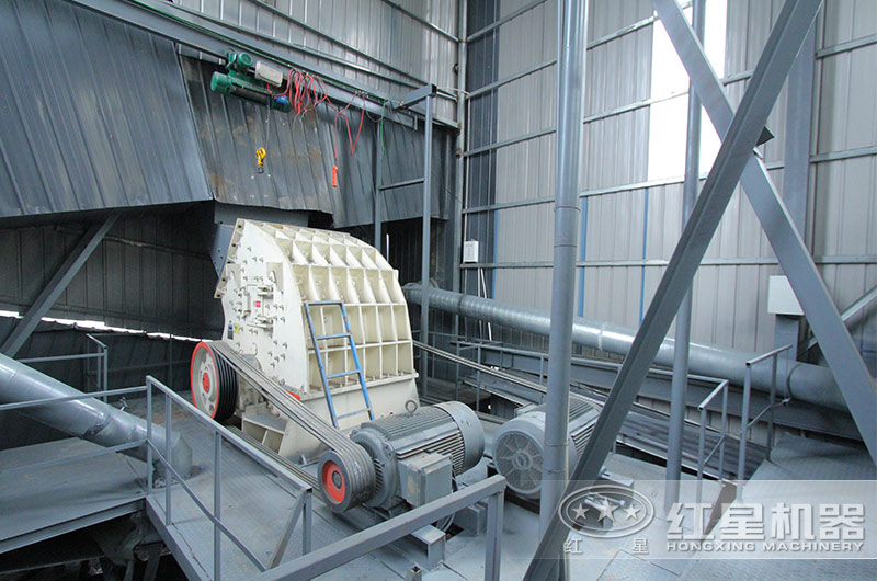 砂石生產線現場