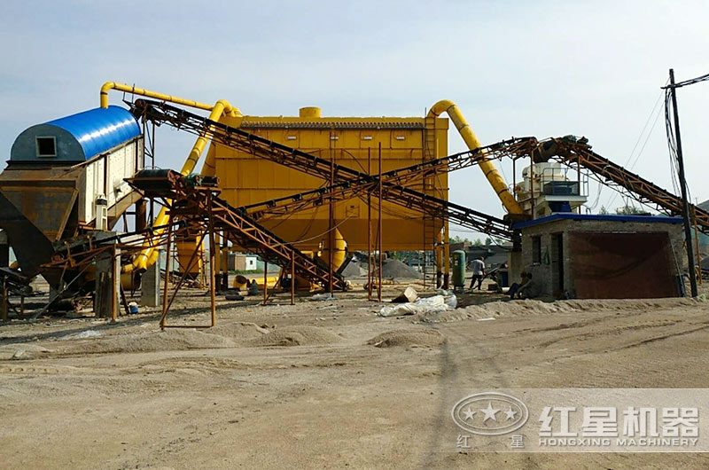 配置有收塵裝置的高鐵用機制砂生產現場 配置有收塵裝置的高鐵用機制砂生產現場