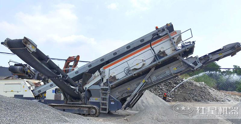 流動碎沙機現場 流動碎沙機現場