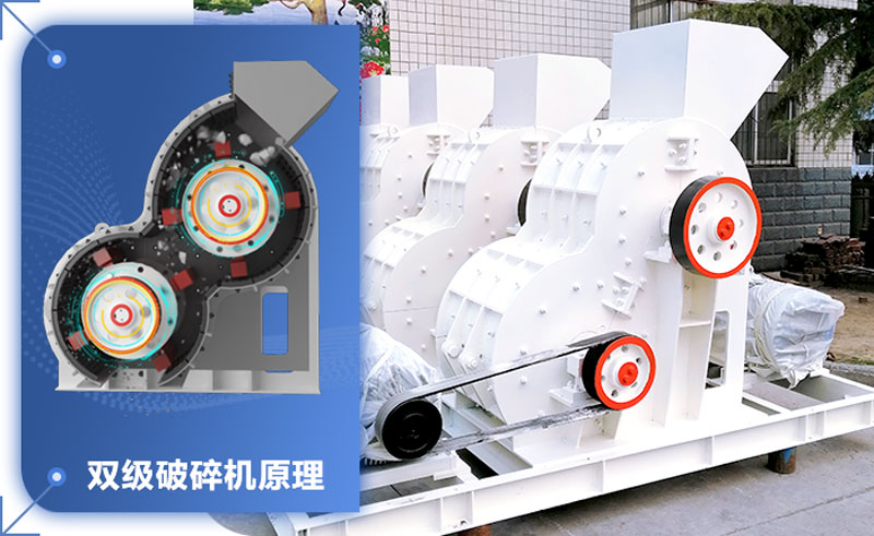 雙級破碎機輕松破碎濕料！設備型號參數介紹