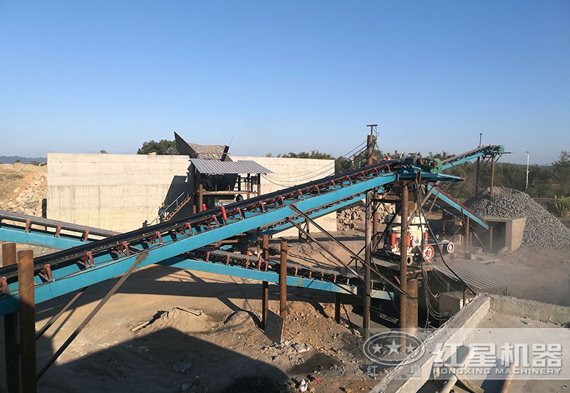 時產500噸用多大的鄂破，生產線配置有哪幾種？帶現場