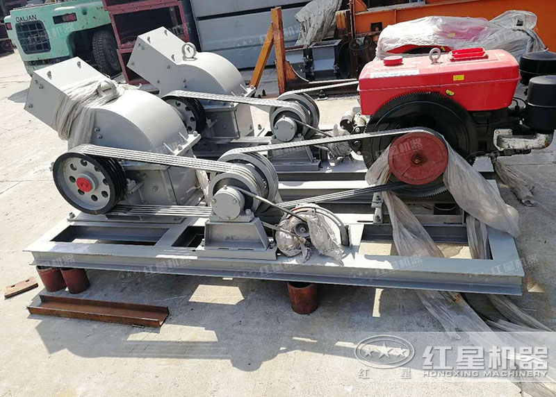 產量30噸錘式打砂機可配置柴油機作業 產量30噸錘式打砂機可配置柴油機作業